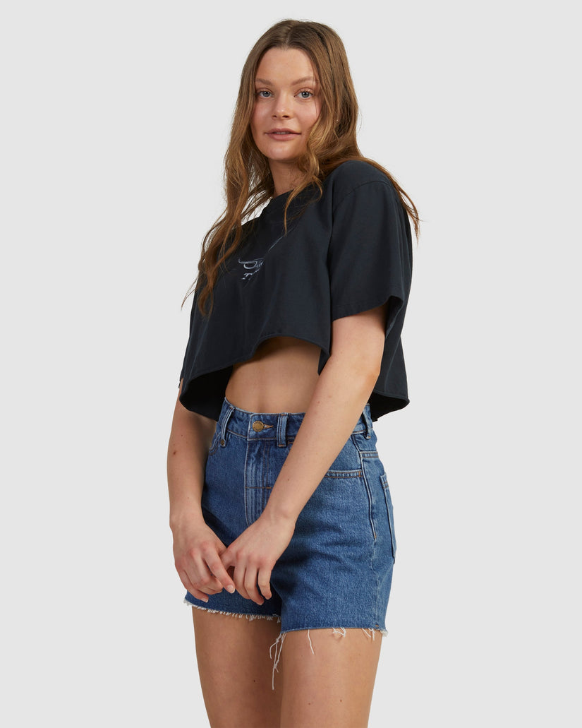 Womens Iron Eagle Merch Super Crop Top