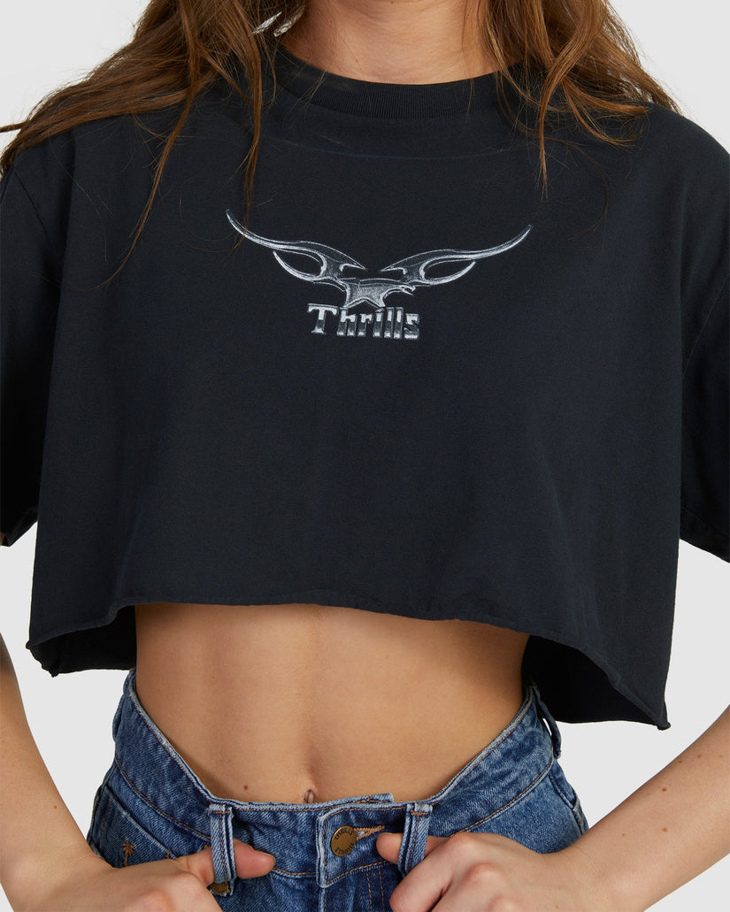 Womens Iron Eagle Merch Super Crop Top