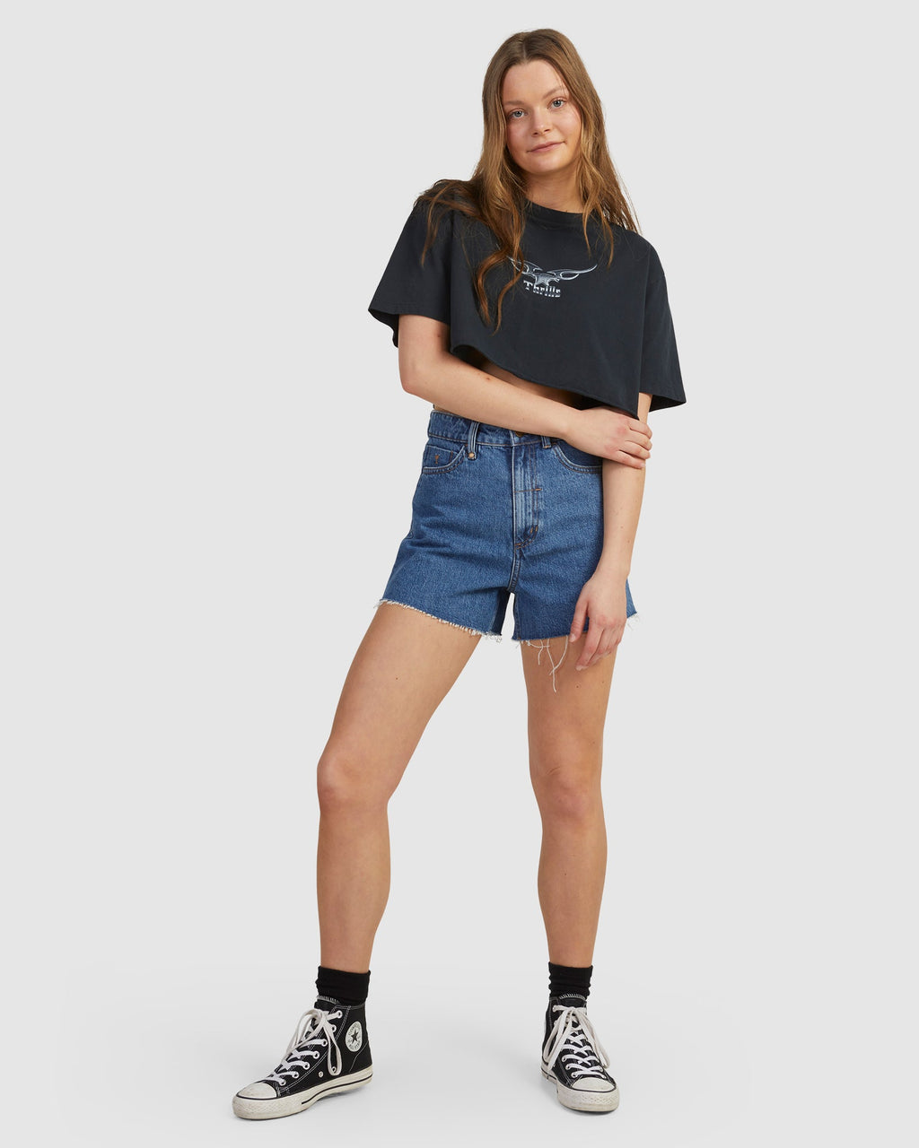 Womens Iron Eagle Merch Super Crop Top