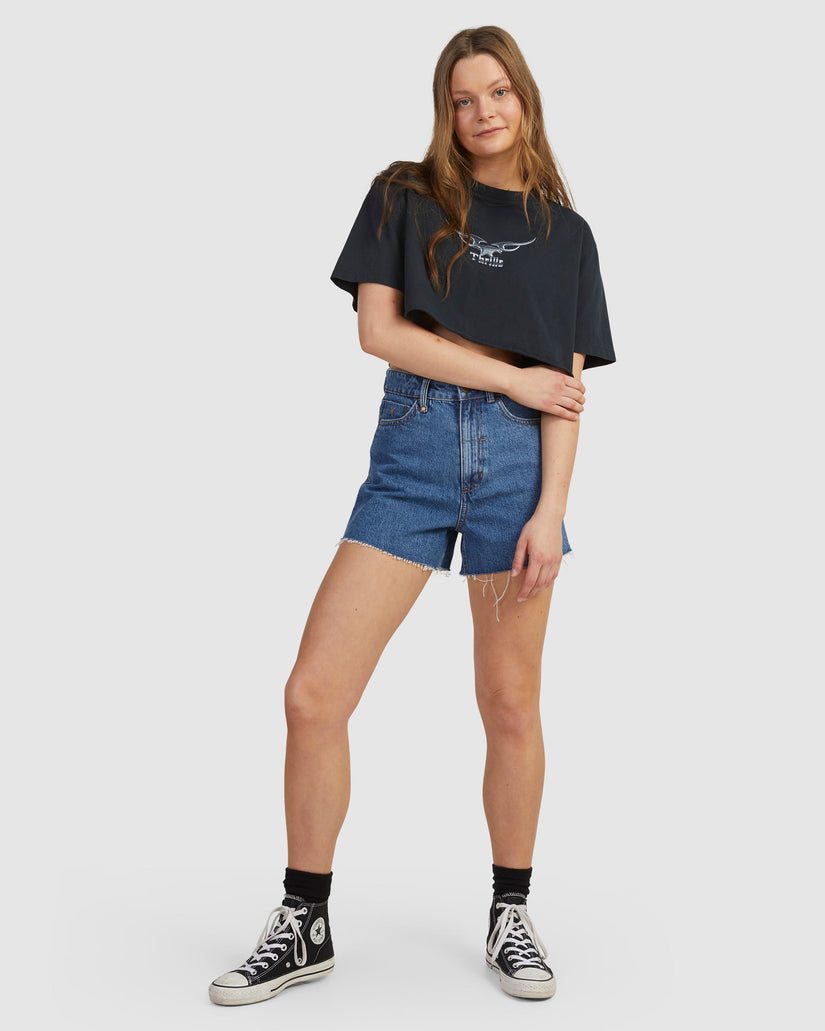 Womens Iron Eagle Merch Super Crop Top