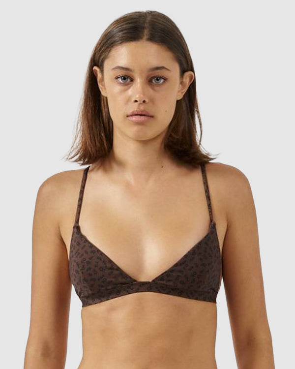 WOMENS CASSIA FIXED TRIANGLE BIKINI TOP