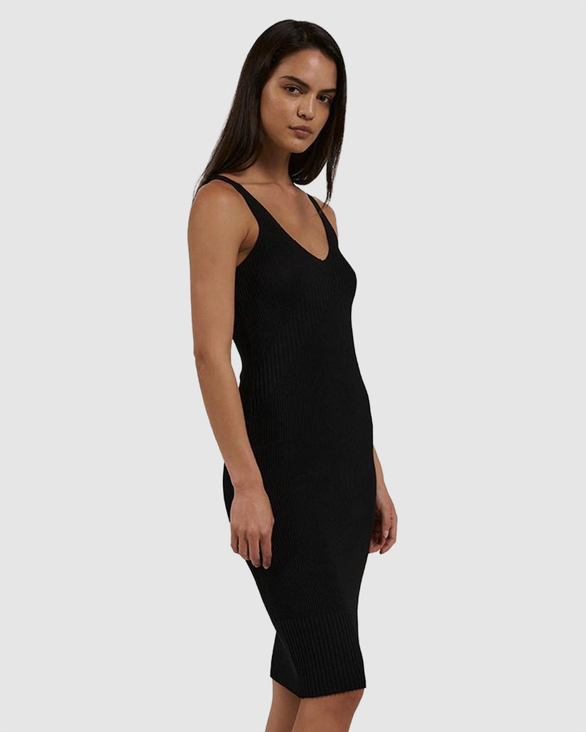 Womens Silvia Knit Midi Dress