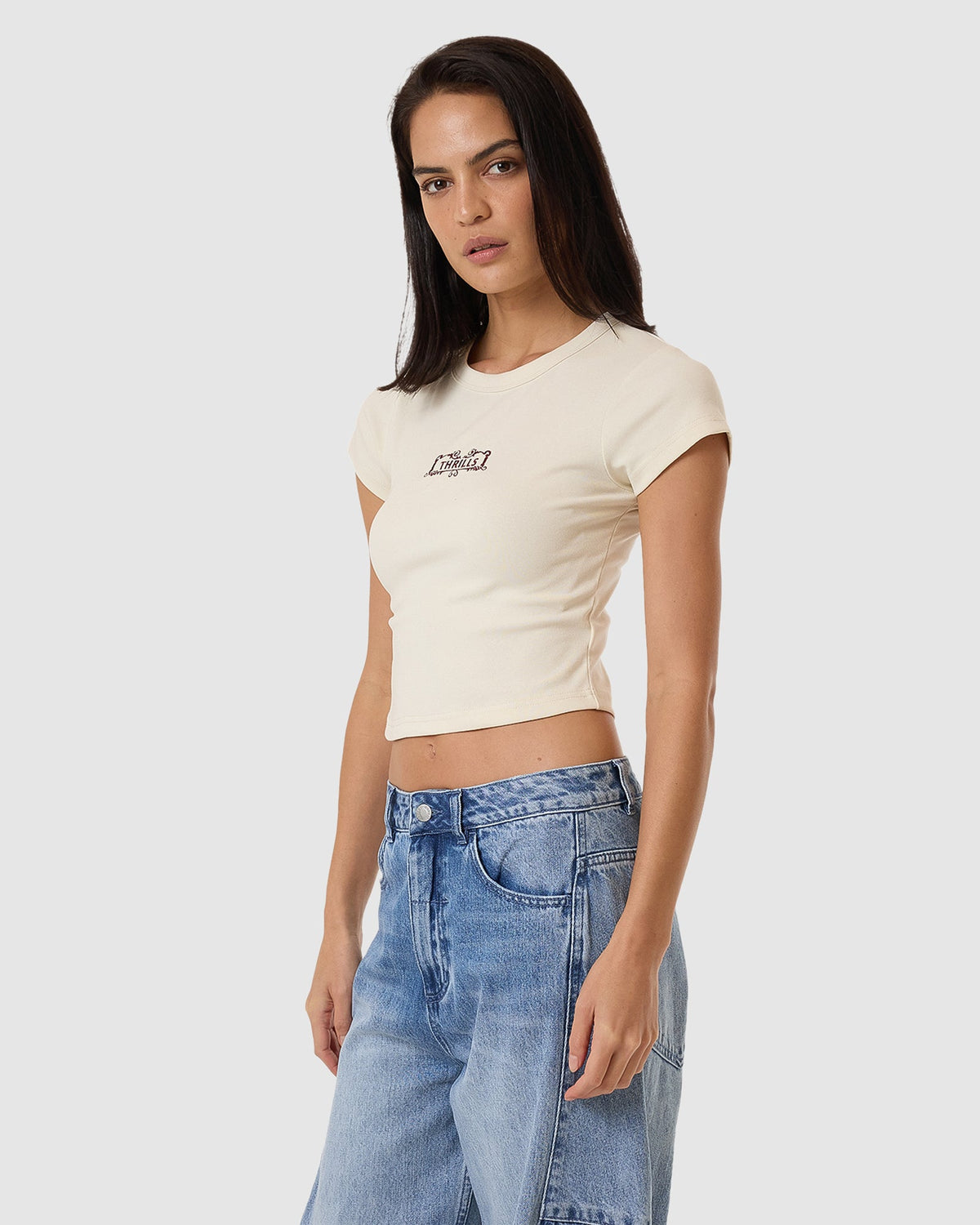WOMENS FLOURISH CURVE T-SHIRT