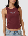 WOMENS SPEED OF FURY CURVE TANK TOP