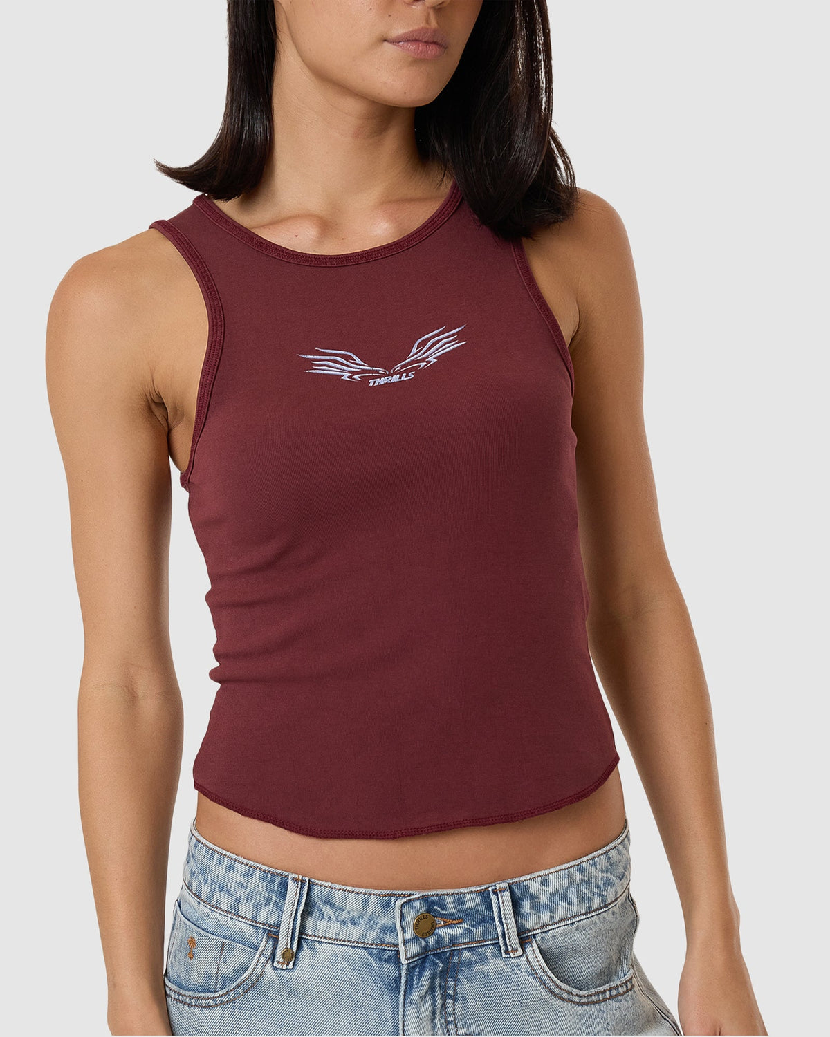 WOMENS SPEED OF FURY CURVE TANK TOP