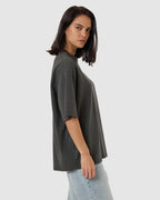 WOMENS NEVER STOP OVERSIZED T-SHIRT