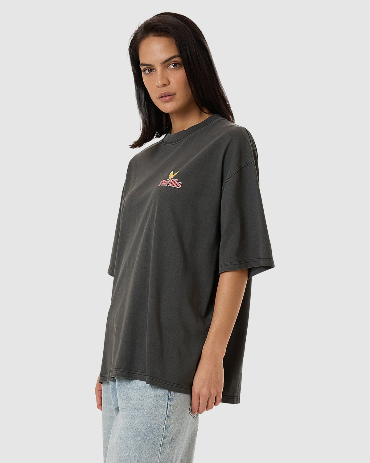 WOMENS NEVER STOP OVERSIZED T-SHIRT