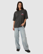 WOMENS BEYOND THE HILLS OVERSIZED T-SHIRT