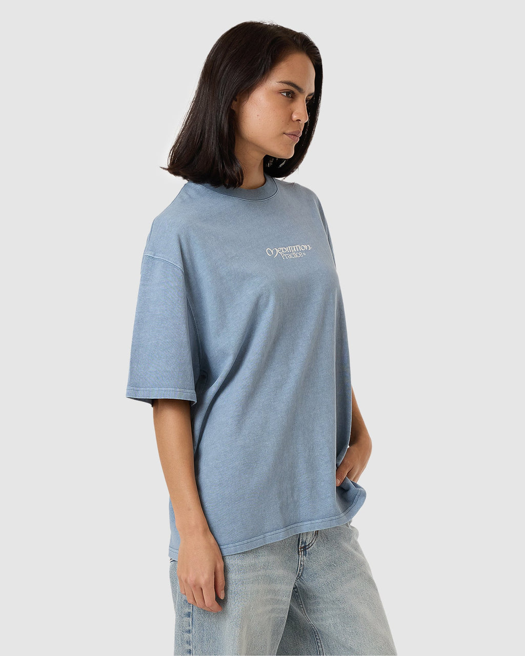 WOMENS MEDITATION PRACTICE OVERSIZED T-SHIRT