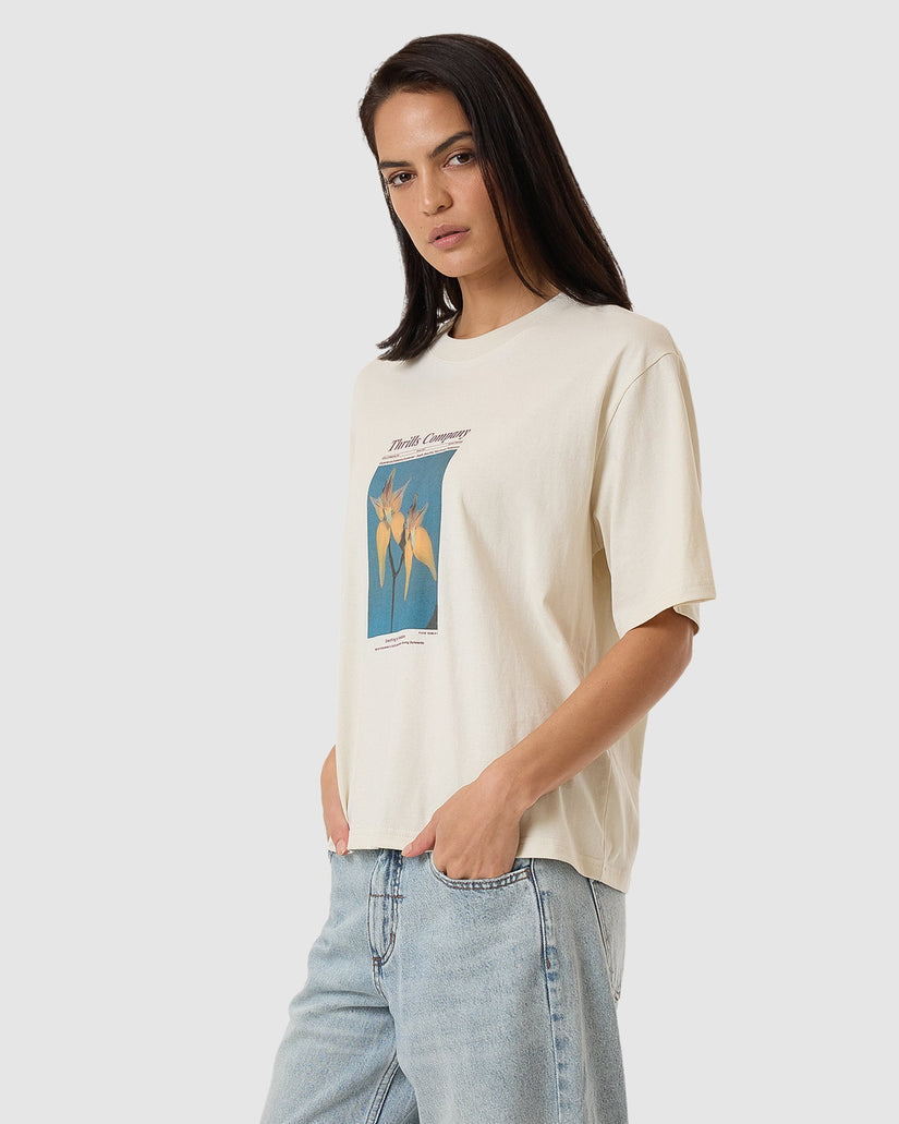 WOMENS FLOWER SOCIETY SQUARE TEE