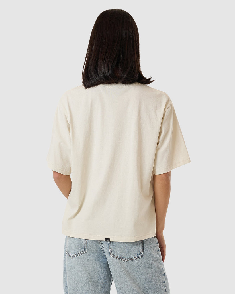 WOMENS FLOWER SOCIETY SQUARE TEE