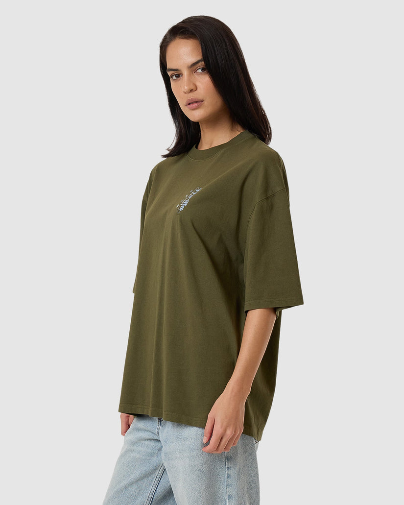 WOMENS SPIRIT OF REALITY OVERSIZED T-SHIRT