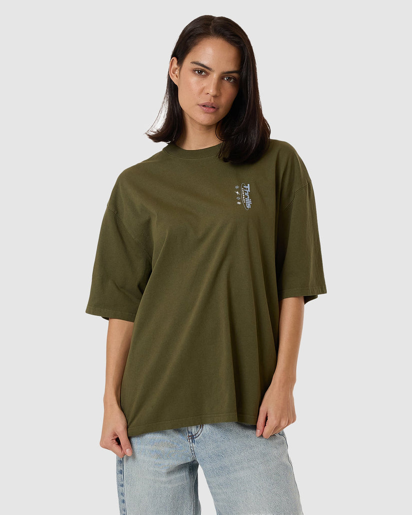 WOMENS SPIRIT OF REALITY OVERSIZED T-SHIRT