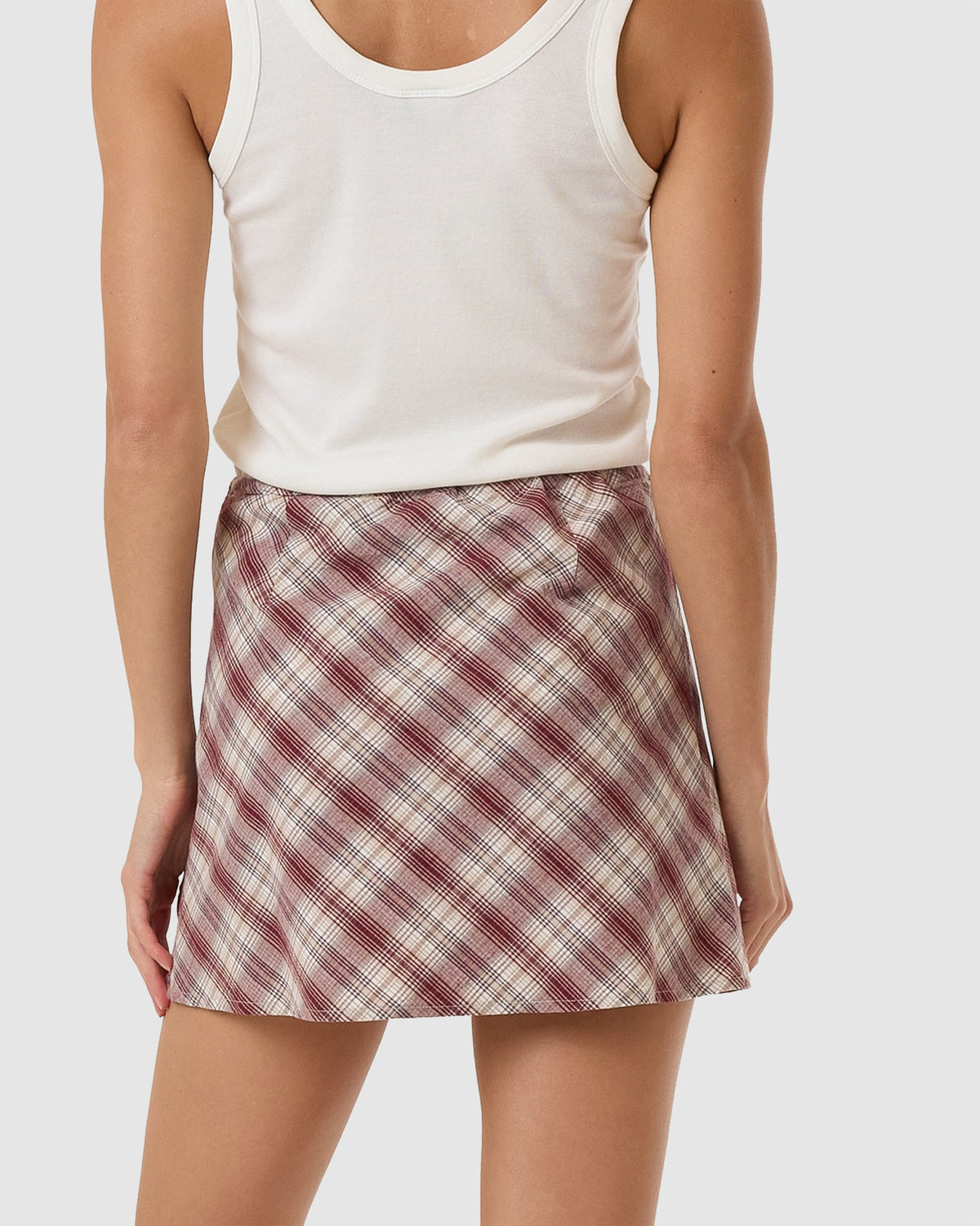 WOMENS GOOD TURN BIAS MINI SKIRT