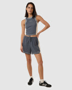WOMENS GRIP JERSEY ELASTIC WAIST SHORTS