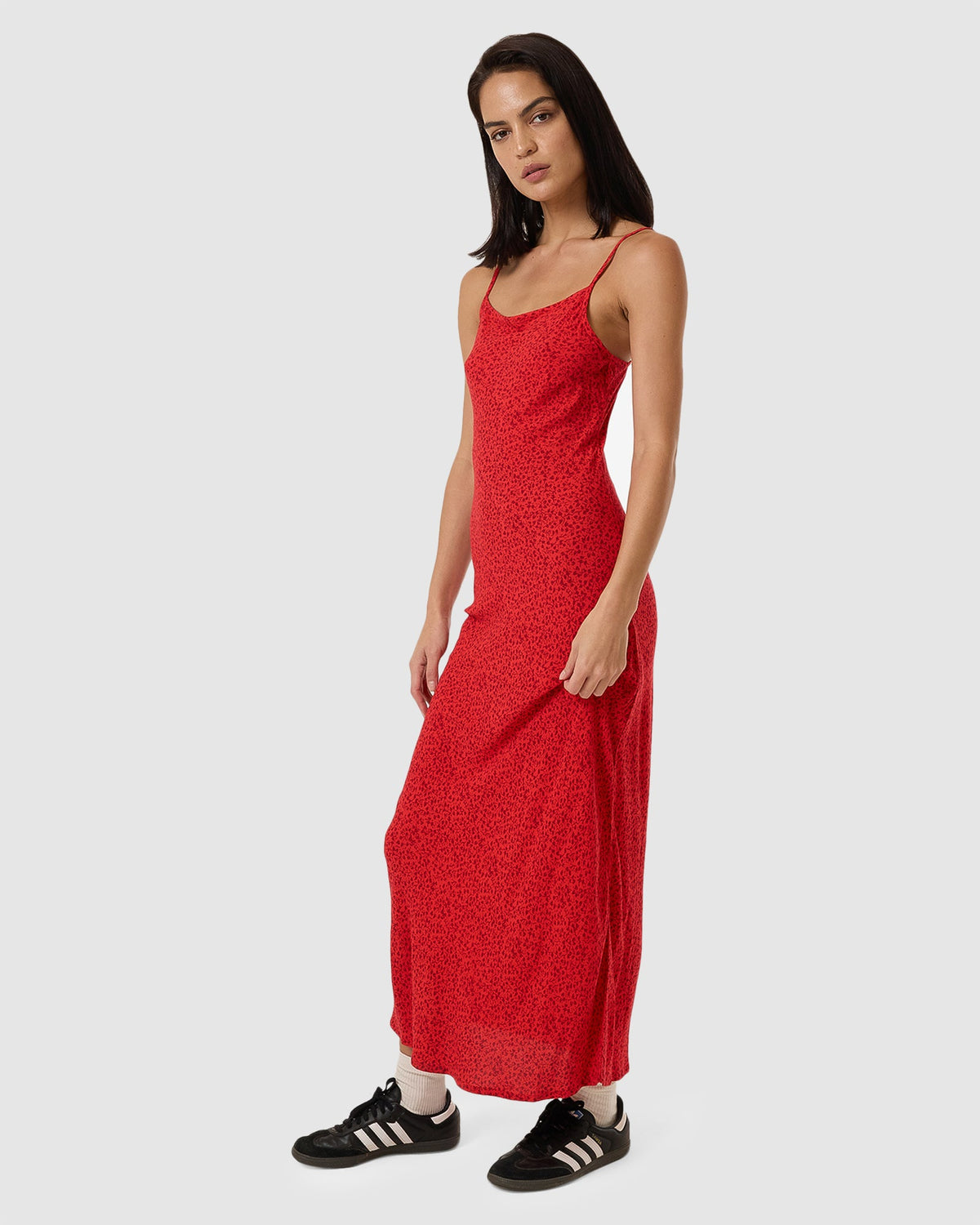 Womens Zinnia Bias Maxi Dress