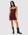 WOMENS PETRA MESH MINI DRESS