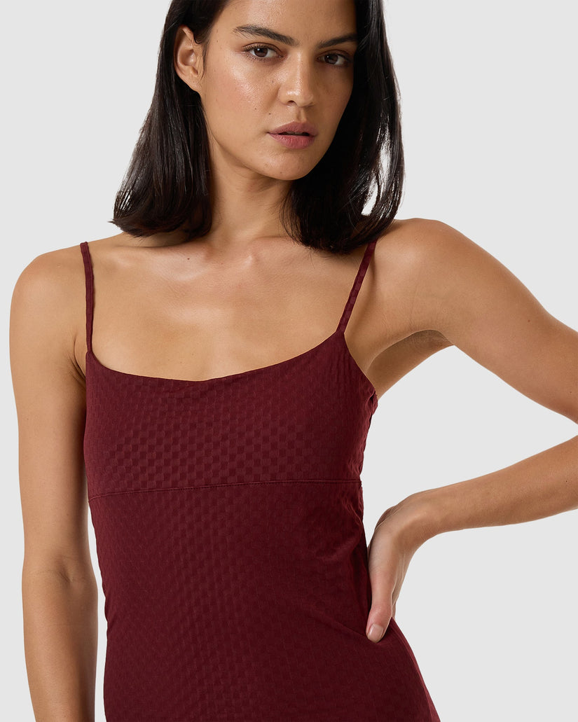 WOMENS PETRA MESH MINI DRESS