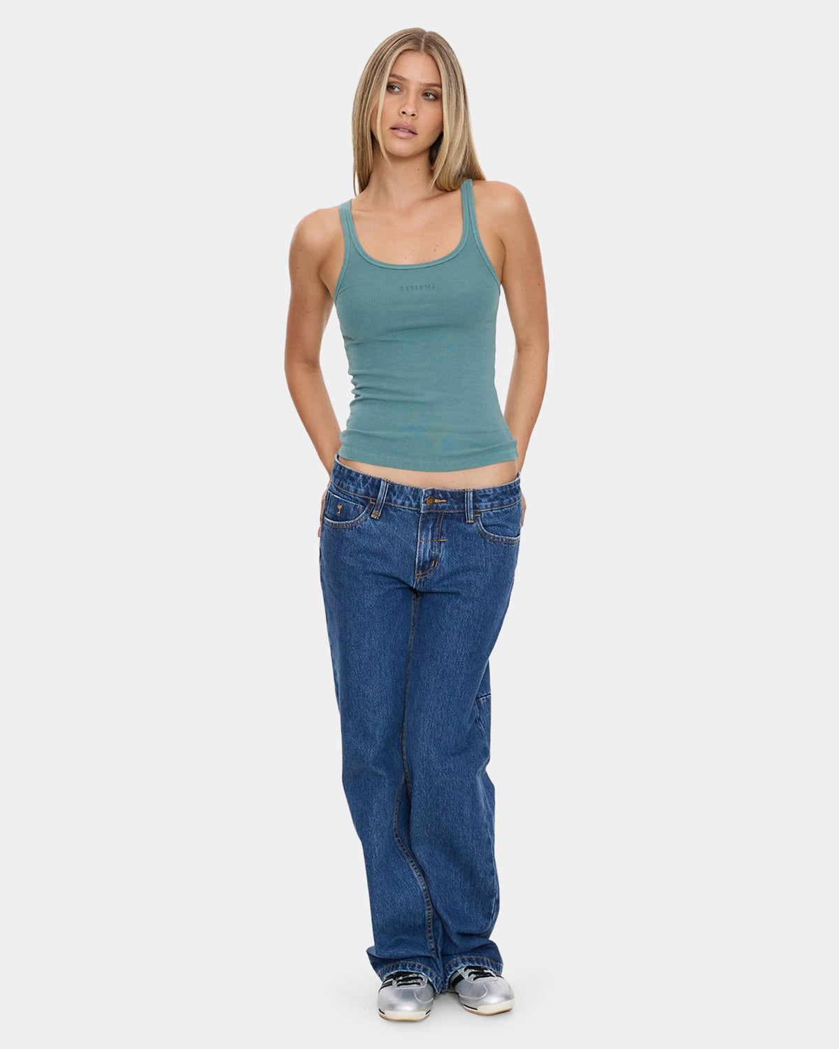 Womens Minimal Thrills Scoop Tank Top
