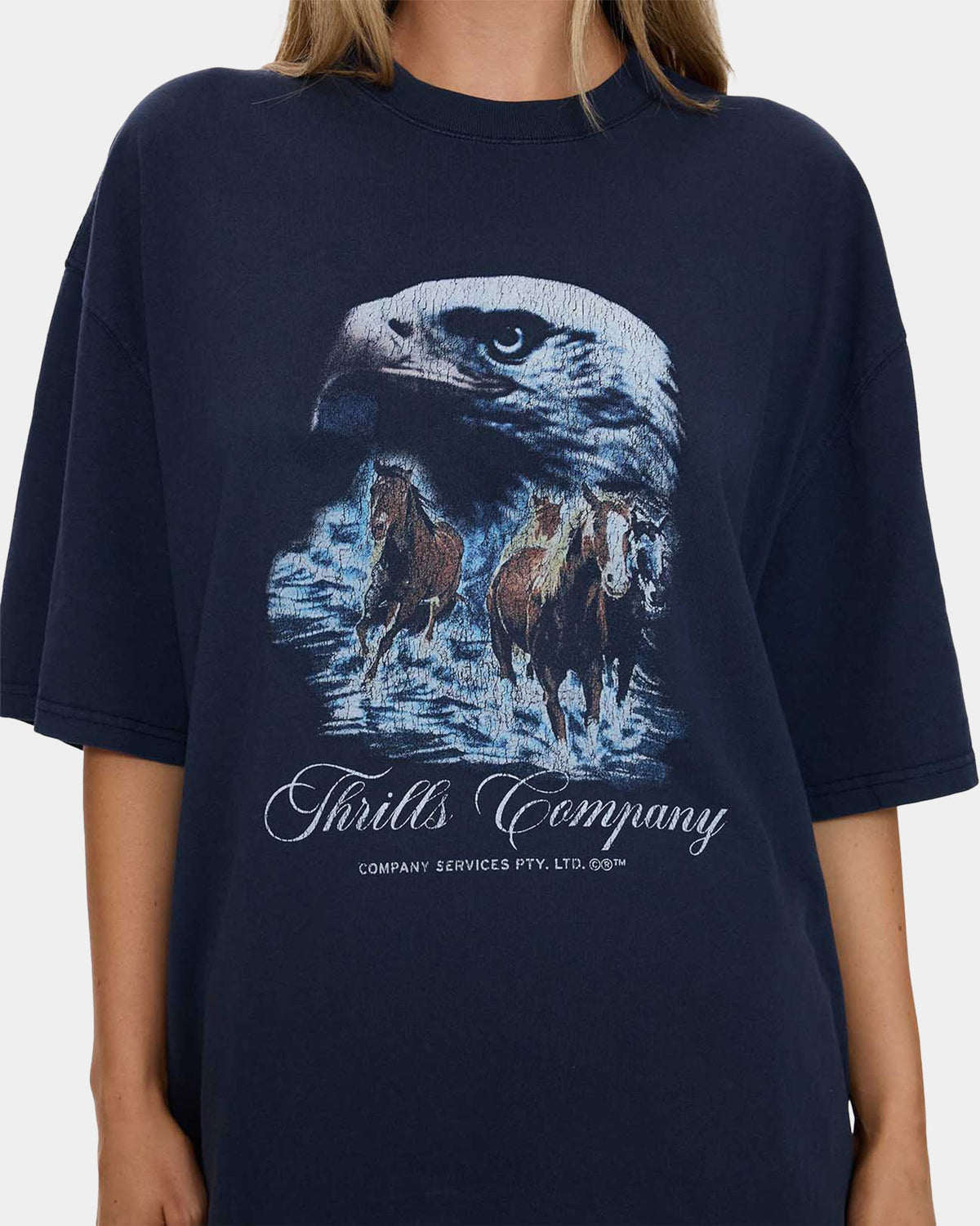 Womens Superior Power Oversized T-Shirt