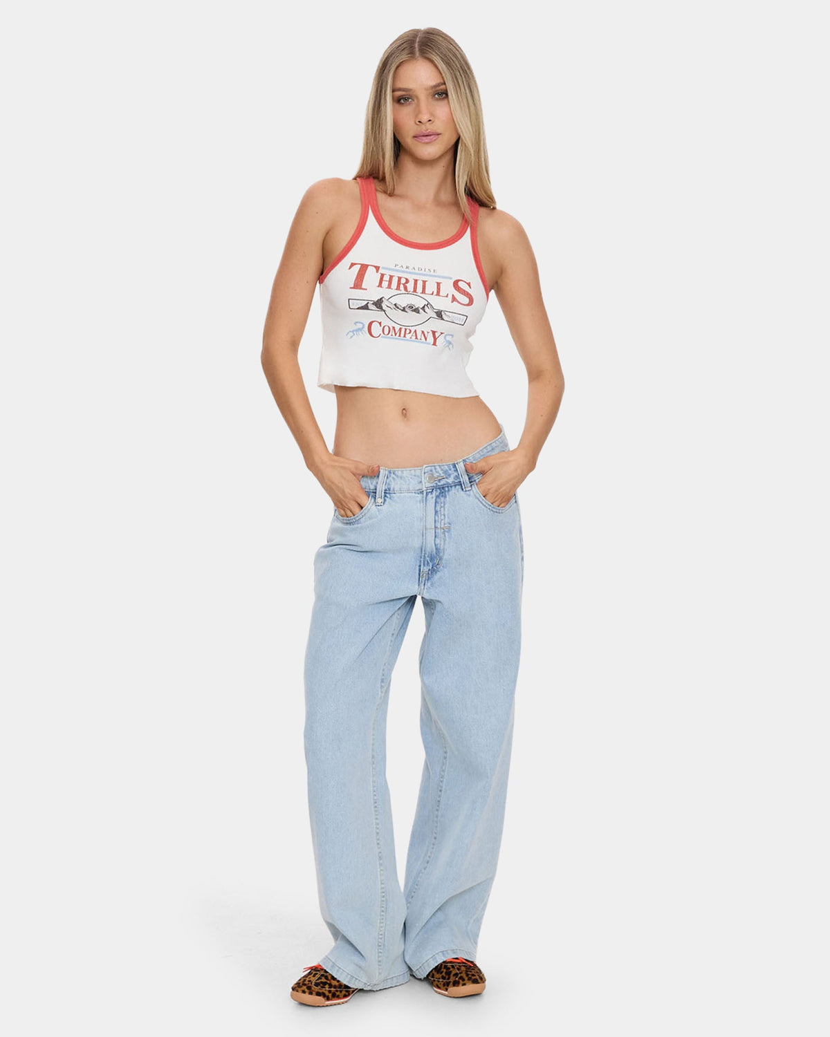 Womens Touch The Sky Tank Top