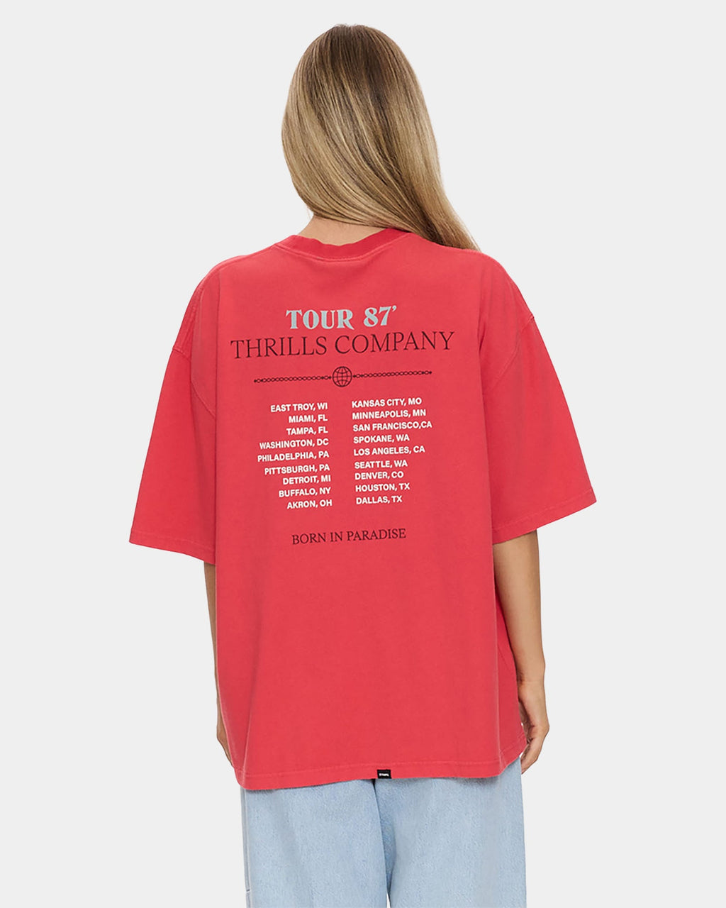 Womens Metal And Dust Oversized T-Shirt