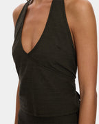 Womens Lost Control Halter Tank Top