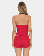 Womens Hot Shot Halter Tank Top
