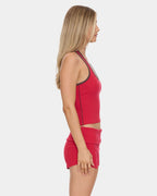 Womens Hot Shot Halter Tank Top