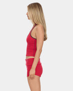 Womens Hot Shot Halter Tank Top