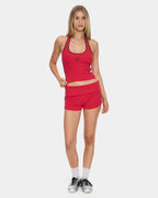 Womens Hot Shot Halter Tank Top