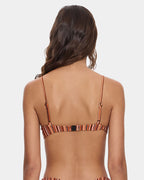 Womens Aftersun Stripe Underwire Bikini Top