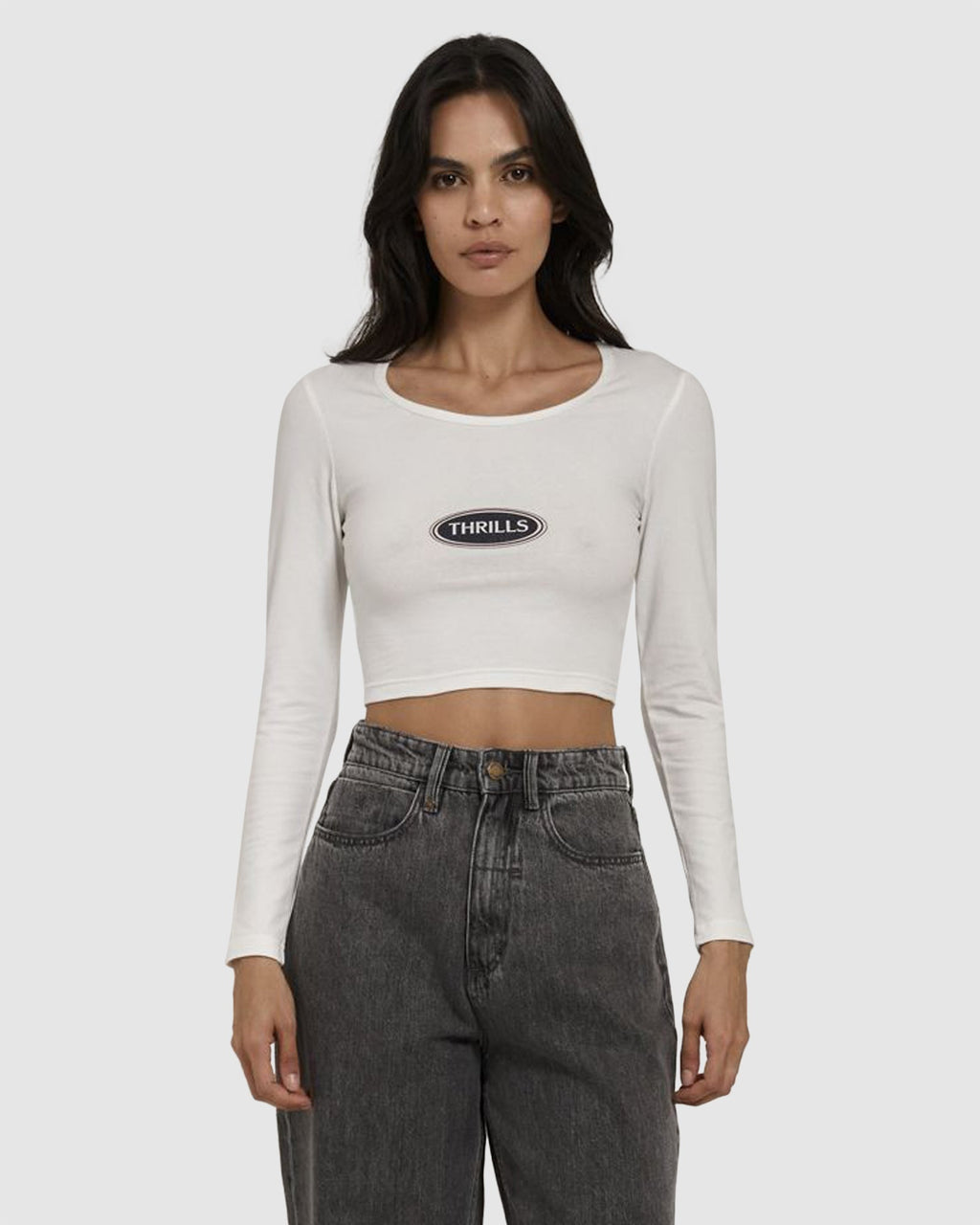 Womens Emblem Baby Long Sleeve T-Shirt
