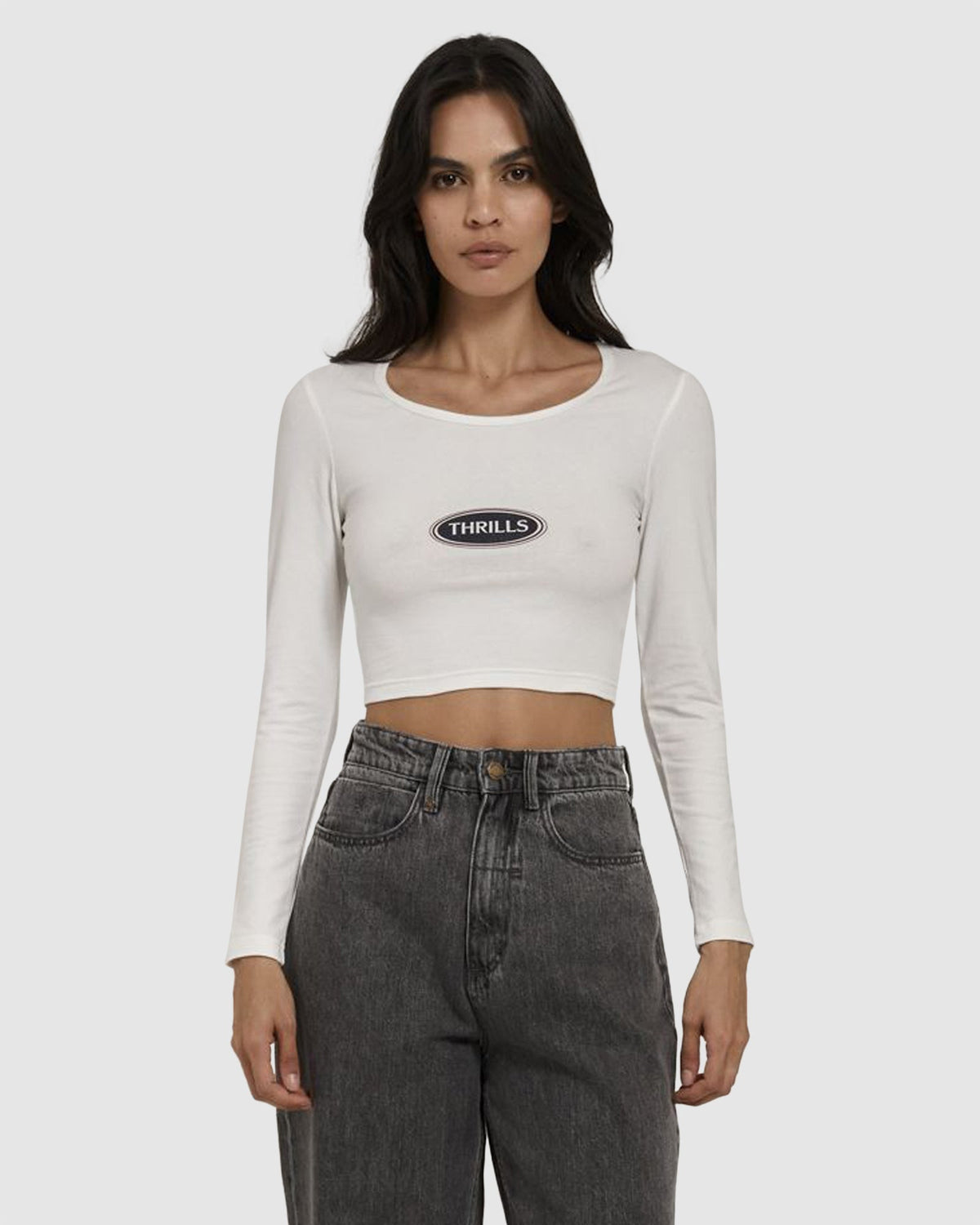 Womens Emblem Baby Long Sleeve T-Shirt