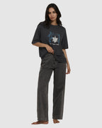 WOMENS EUPHORIC CO-EXISTENCE HEMP BOX T-SHIRT