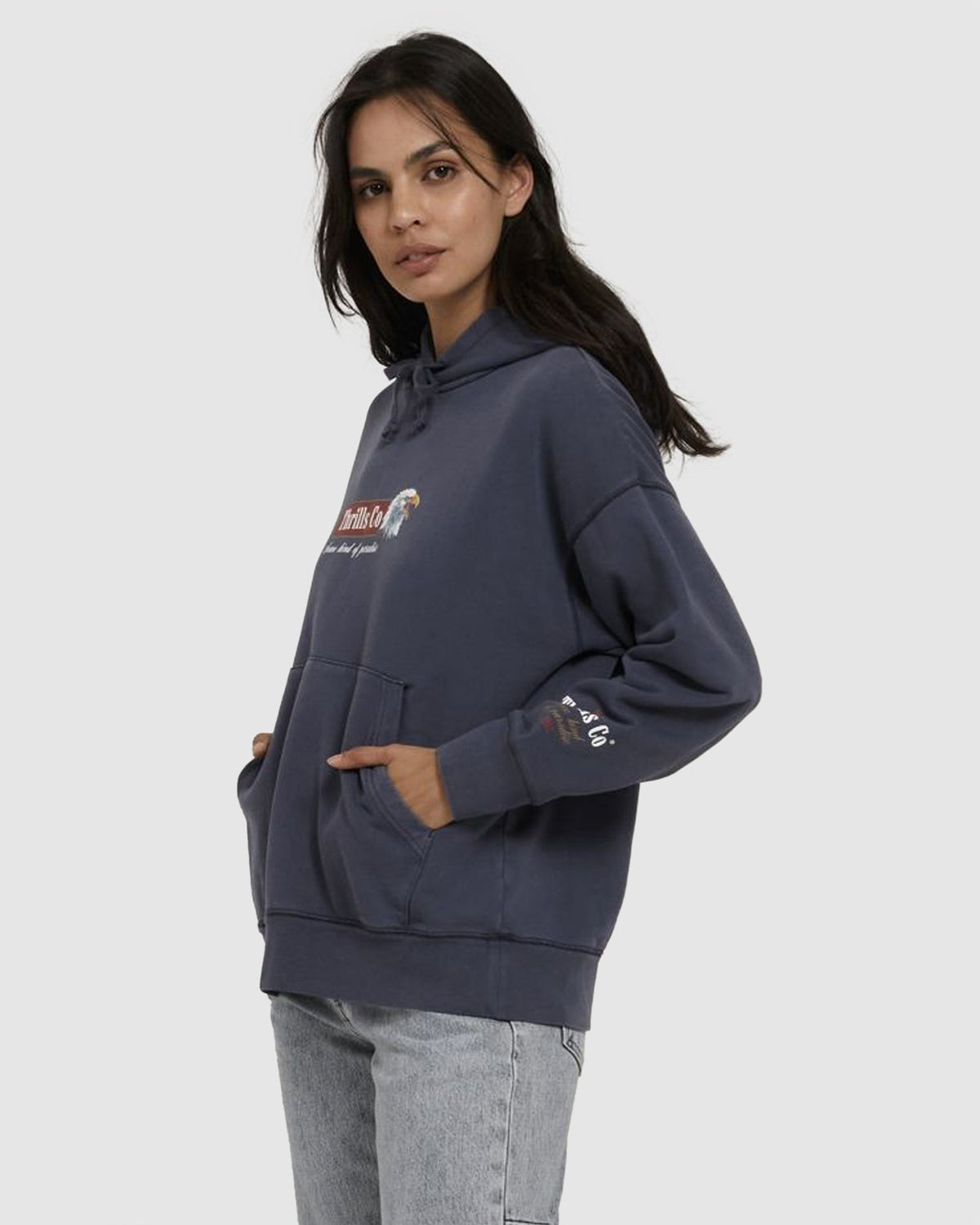 WOMENS HEAVY STRENGTH FLEECE HOODIE
