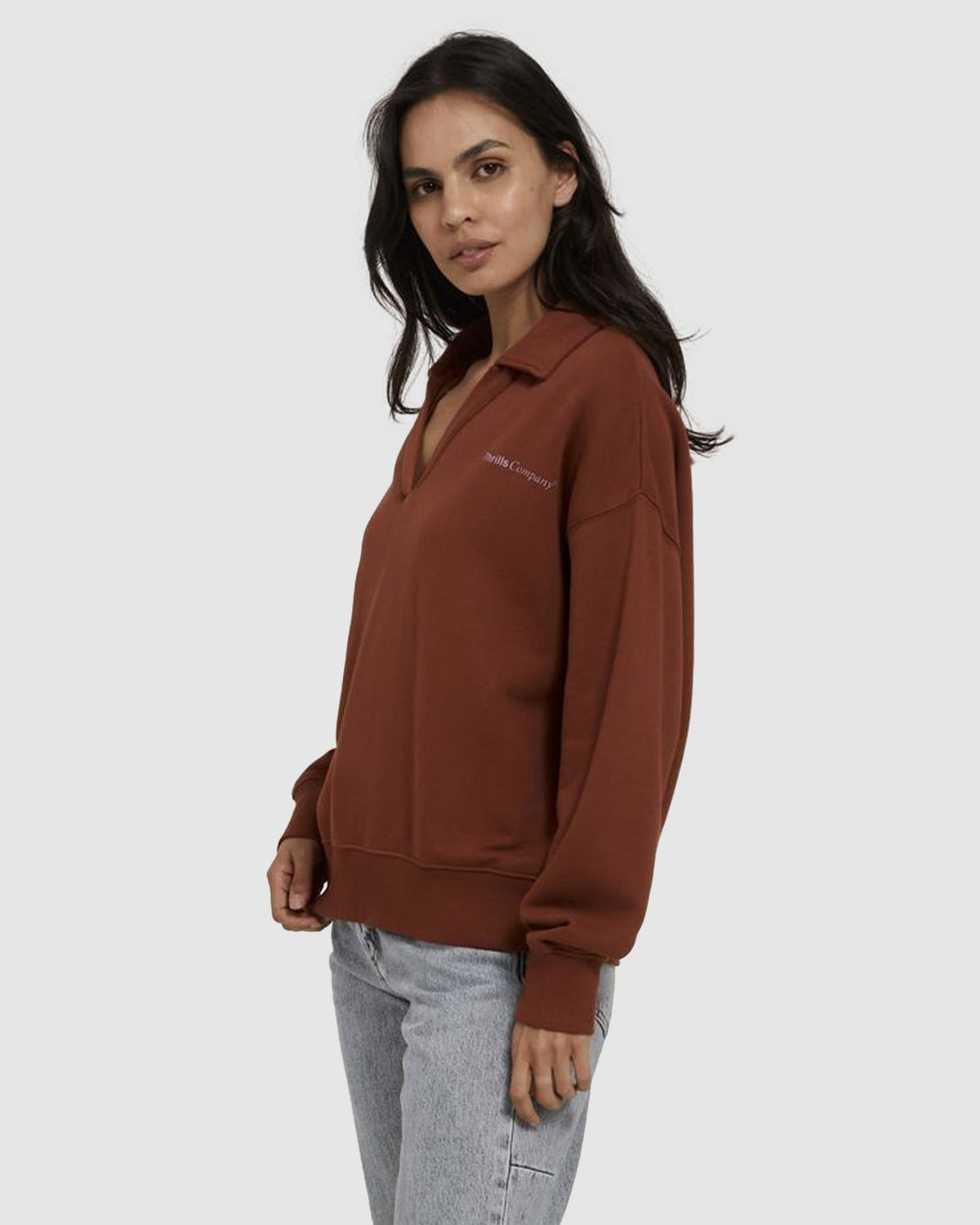 WOMENS DENSITY SLOUCH FLEECE POLO
