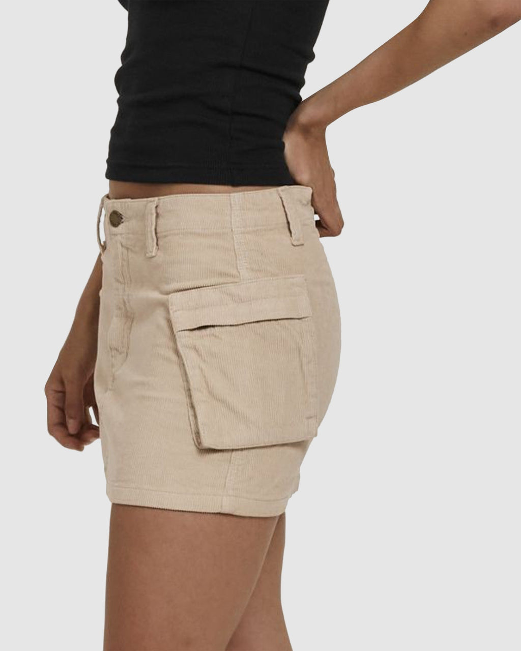 WOMENS LOTTIE CORD CARGO SKIRT