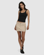 WOMENS LOTTIE CORD CARGO SKIRT