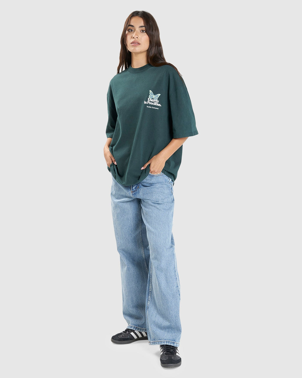WOMENS ENERGY IS PRECIOUS OVERSIZED T-SHIRT