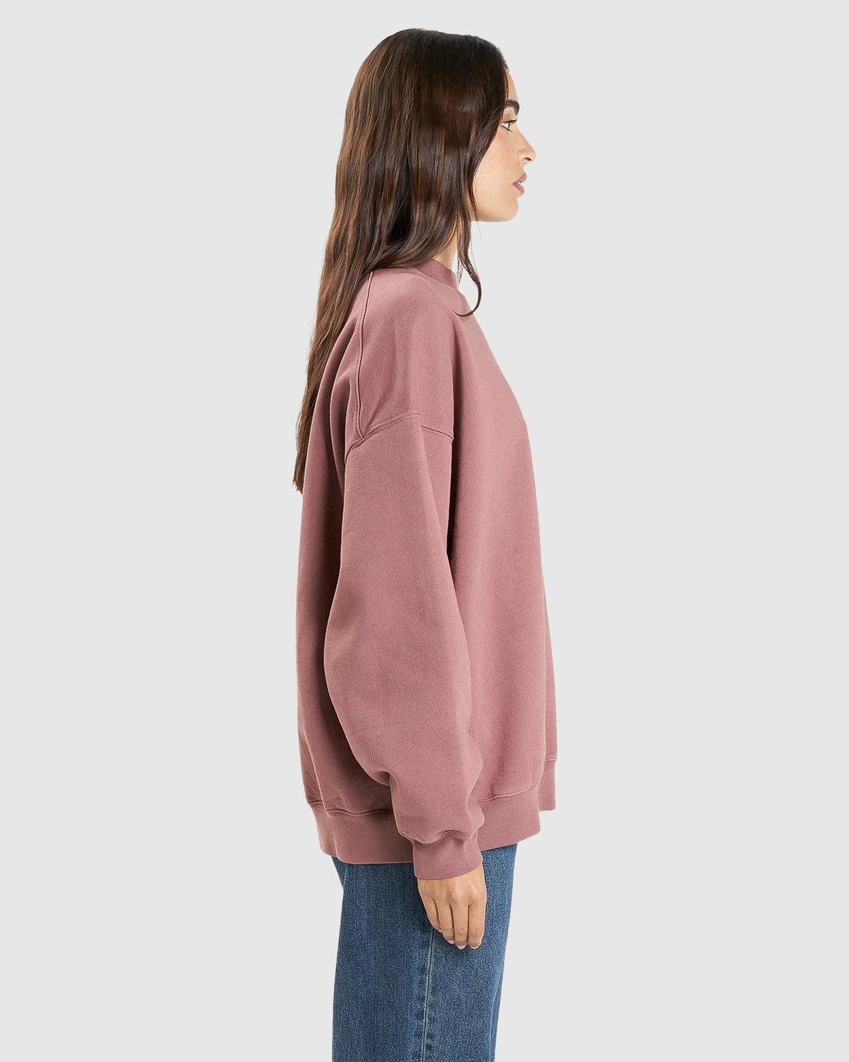 WOMENS DARK COSMOS COCOON PANEL CREW NECK