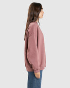 WOMENS DARK COSMOS COCOON PANEL CREW NECK
