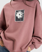 WOMENS DARK COSMOS COCOON PANEL CREW NECK