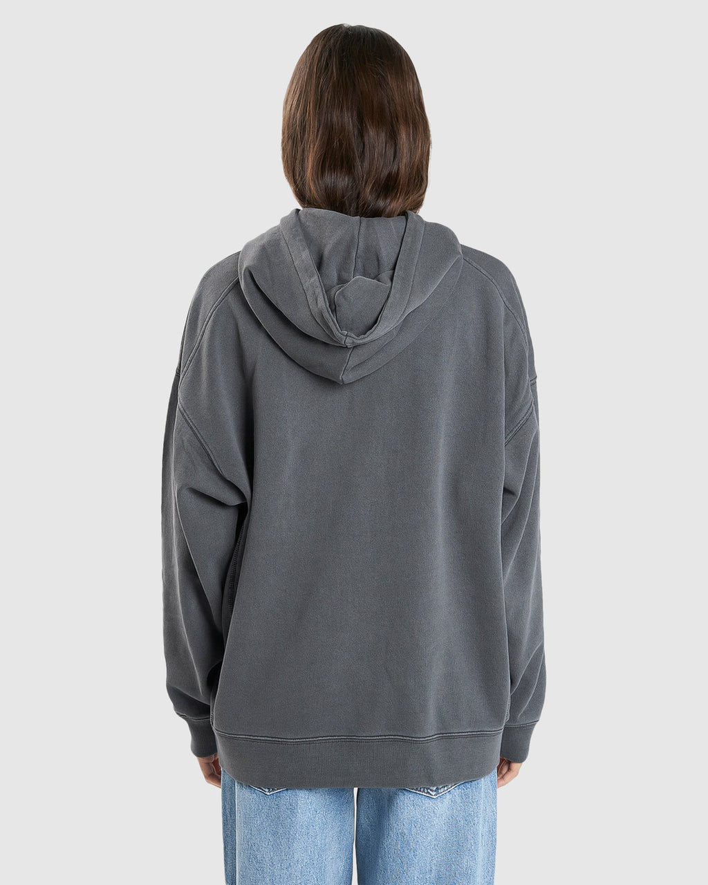 WOMENS BUILT FOR SPEED COCOON PANEL PULLOVER HOODIE
