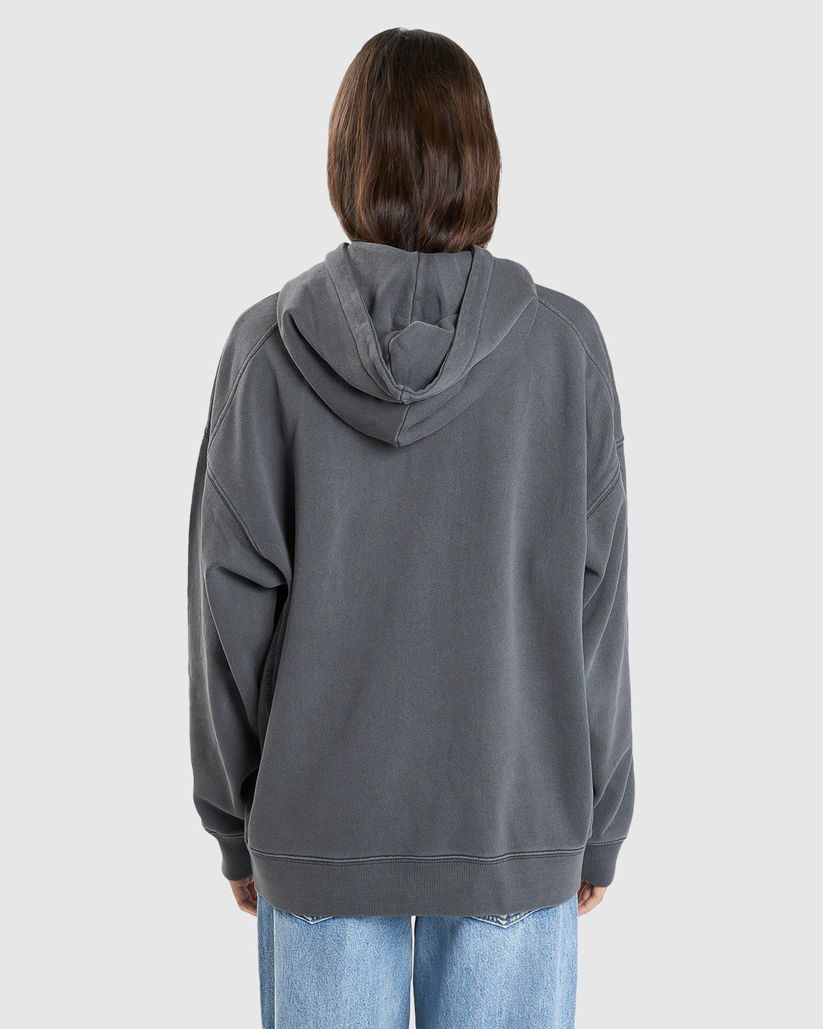 WOMENS BUILT FOR SPEED COCOON PANEL PULLOVER HOODIE
