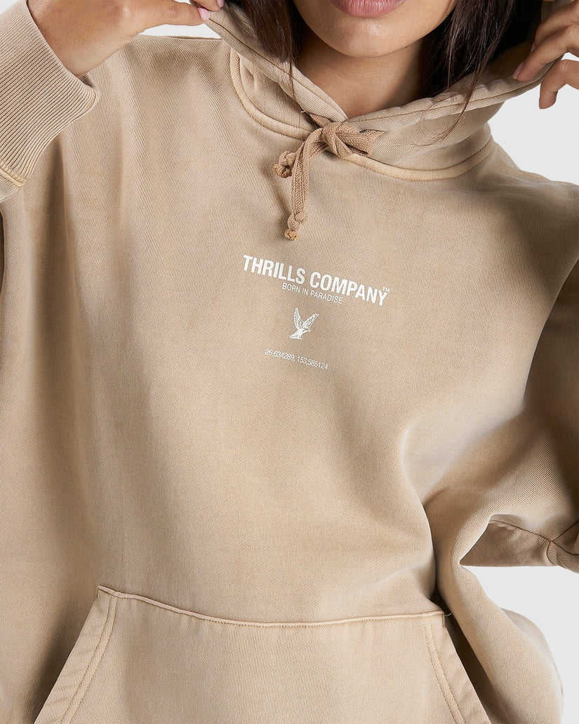 WOMENS HONOUR SLOUCH PULLOVER HOODIE