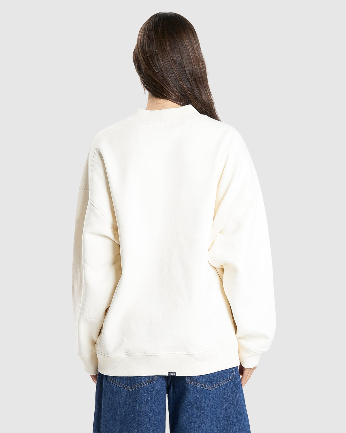 WOMENS SIGNATURE COCOON PANEL CREW NECK