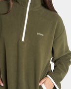 WOMENS CAMERON POLAR QUARTER ZIP FLEECE JUMPER