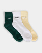 Womens Minimal Thrills 3 Pack Ankle Sock