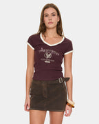 HERITAGE TRACK V NECK CLUB TEE 13A